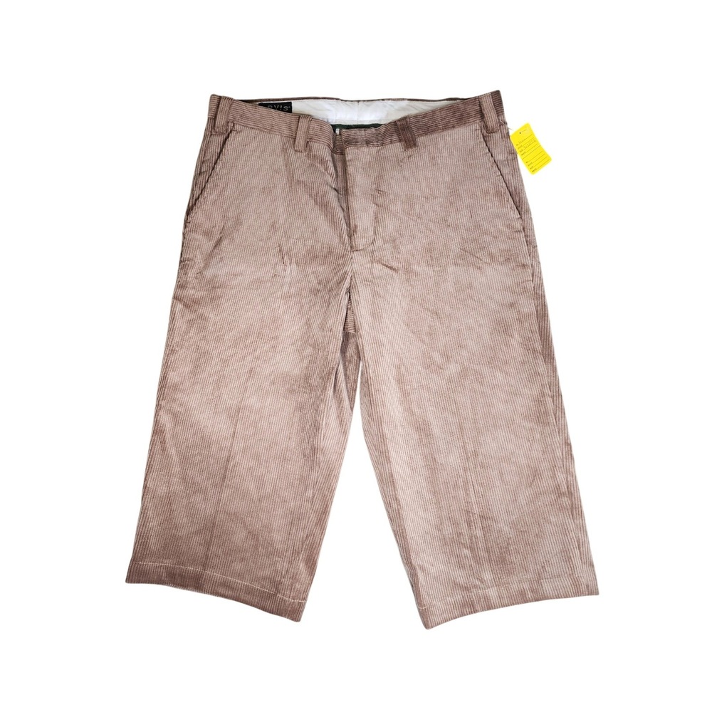 Orvis Sporting Traditions Mens 36 Corduroy Shorts Tan Brown Stretch Portugal